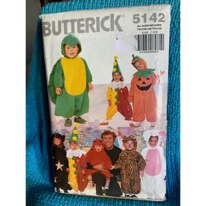 Butterick Sewing pattern 5142 clown bunny witch turtle costume
